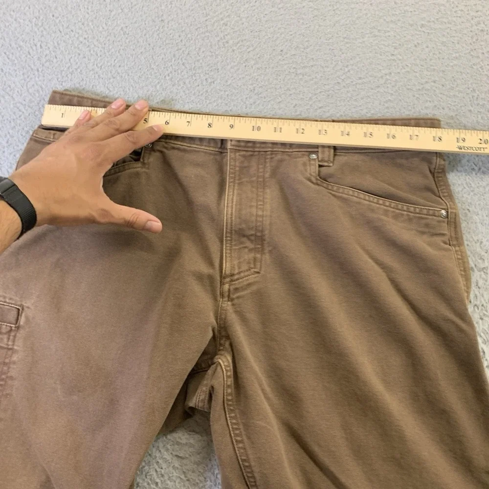 The North Face Canvas Pants Mens 36x29 Brown Relaxed Work Hike Outdoor‎ Gorpcore